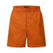 Louis Vuitton Monogram Nylon Swim Board Shorts Orange