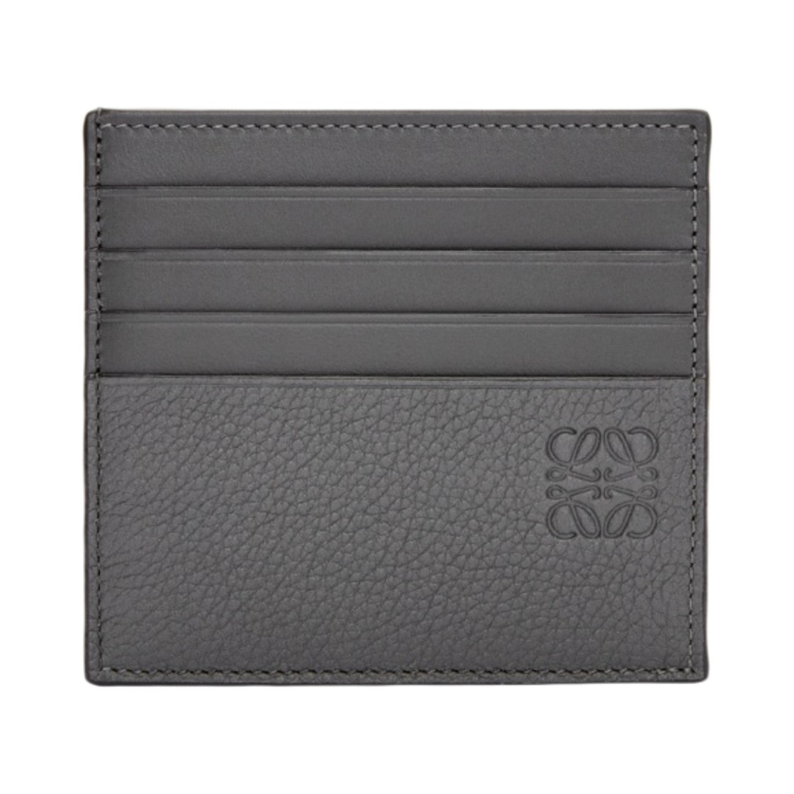로에베 소프트 그레인 카프스킨 오픈 플레인 카드 홀더 앤트러사이트(Loewe Open Plain Card Holder in Soft Grain Calfskin Anthracite)