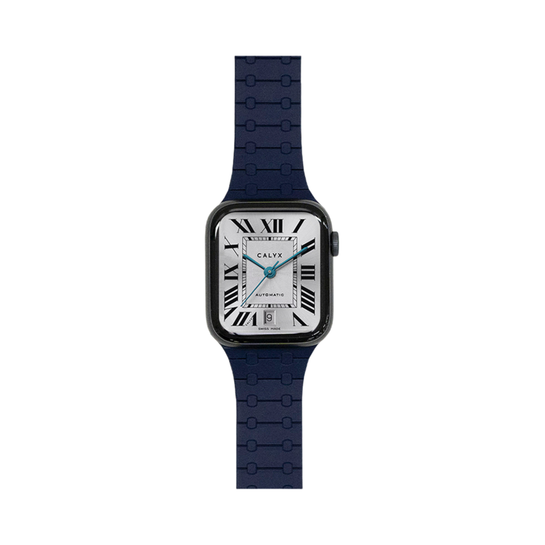 캘릭스 애플워치 42(1~3세대)/44/45/46/49mm 실리콘 마그네틱 스트랩 씨솔트 네이비(CALYX Apple Watch 42(1~3th)/44/45/46/49mm Silicone Magnetic Strap Seasalt Navy)