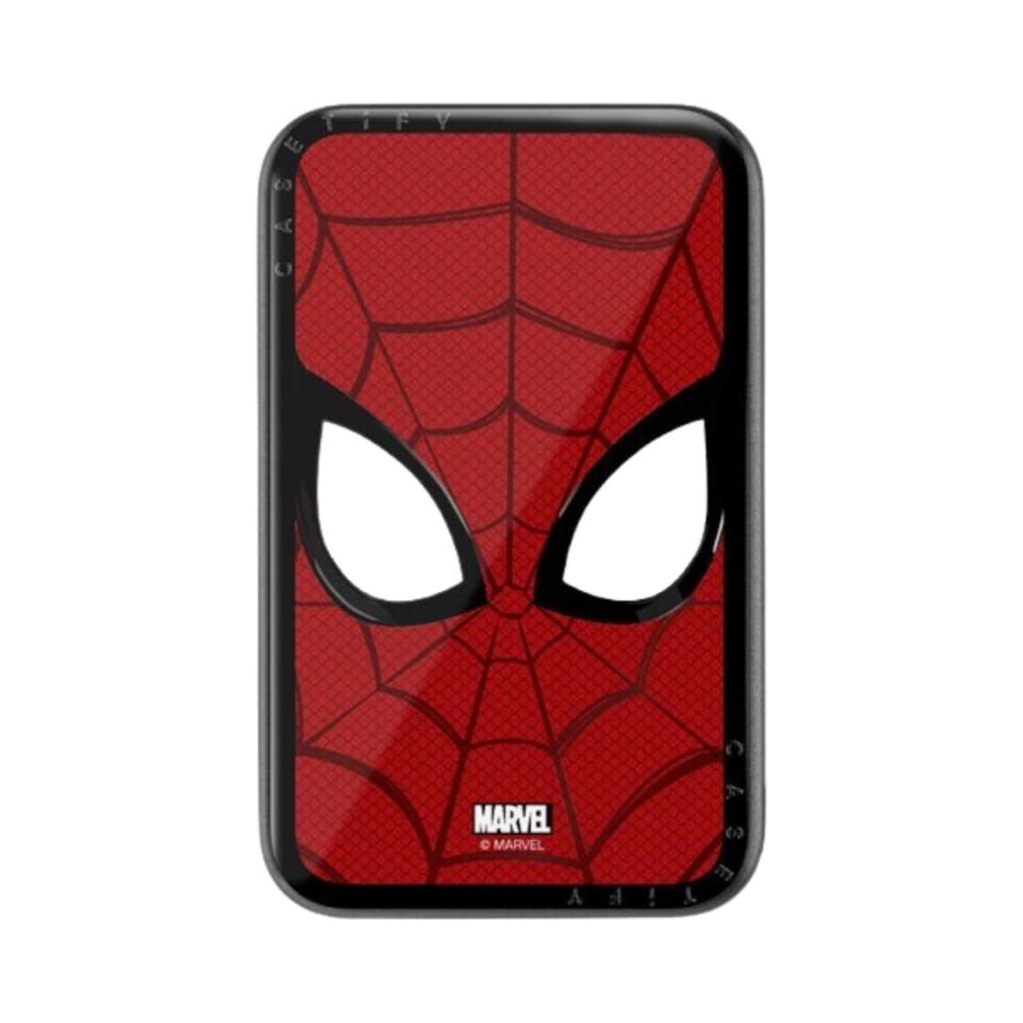 케이스티파이 x 마블 스파이더맨 마스크 맥세이프 파워스루 파워 뱅크 블랙(Casetify x Marvel Spider-Man Mask Magasafe PowerThru Power Bank Black) - 1