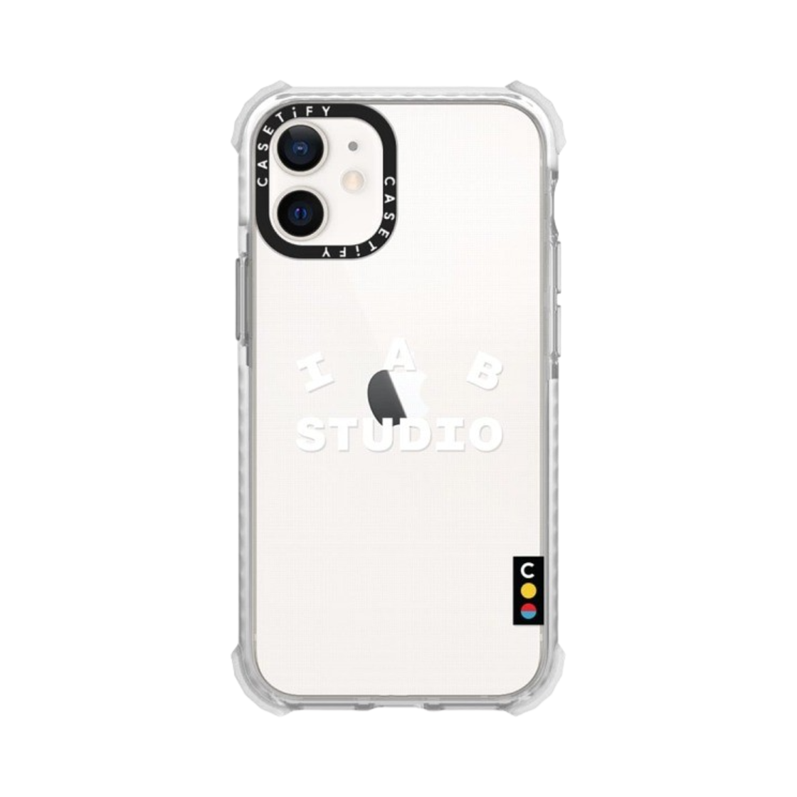 케이스티파이 x 아이앱 스튜디오 아이폰 화이트 로고 울트라 임팩트 범퍼 케이스 클리어(Casetify x IAB Studio iPhone White Logo Ultra Impact Bumper Case Clear) - 8