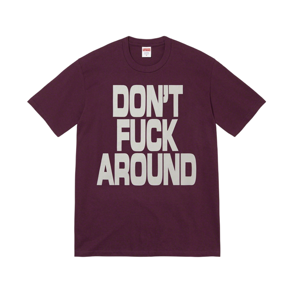 슈프림 돈 퍽 어라운드 티셔츠 에그플랜트 - 22FW(Supreme Don’t Fuck Around T-Shirt Eggplant - 22FW) - 1