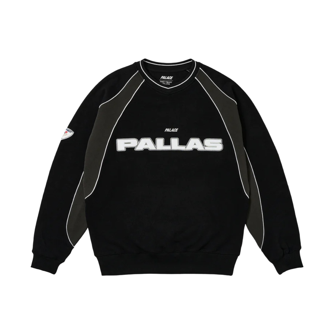 팔라스 팔라스 패널 크루 블랙 - 23FW(Palace Pallas Panel Crew Black - 23FW)