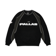 Palace Pallas Panel Crew Black - 23FW