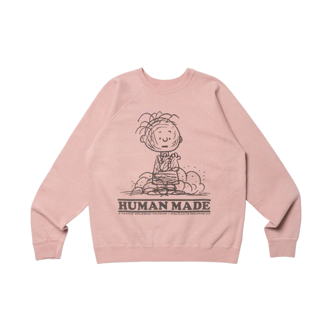 휴먼 메이드 피너츠 스웨트셔츠 #2 핑크(Human Made Peanuts Sweatshirt #2 Pink) - 1