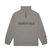 Essentials Half-Zip Pullover Cement - 20FW