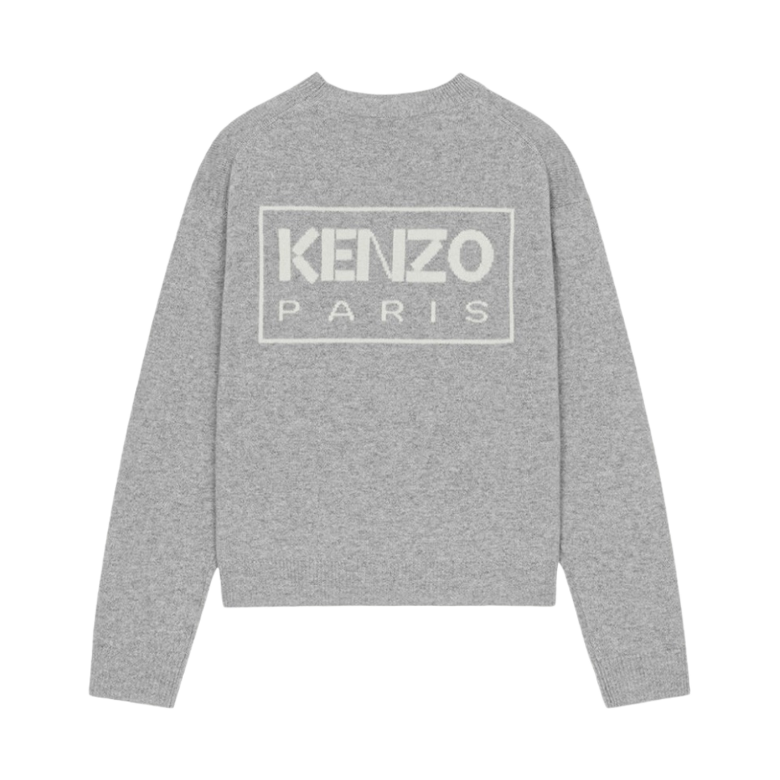 (W) 겐조 파리 메리노 울 점퍼 미스티 그레이((W) Kenzo Paris Merino Wool Jumper Misty Grey) - 2