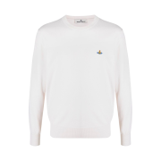 Vivienne Westwood Round Neck Knit Cream