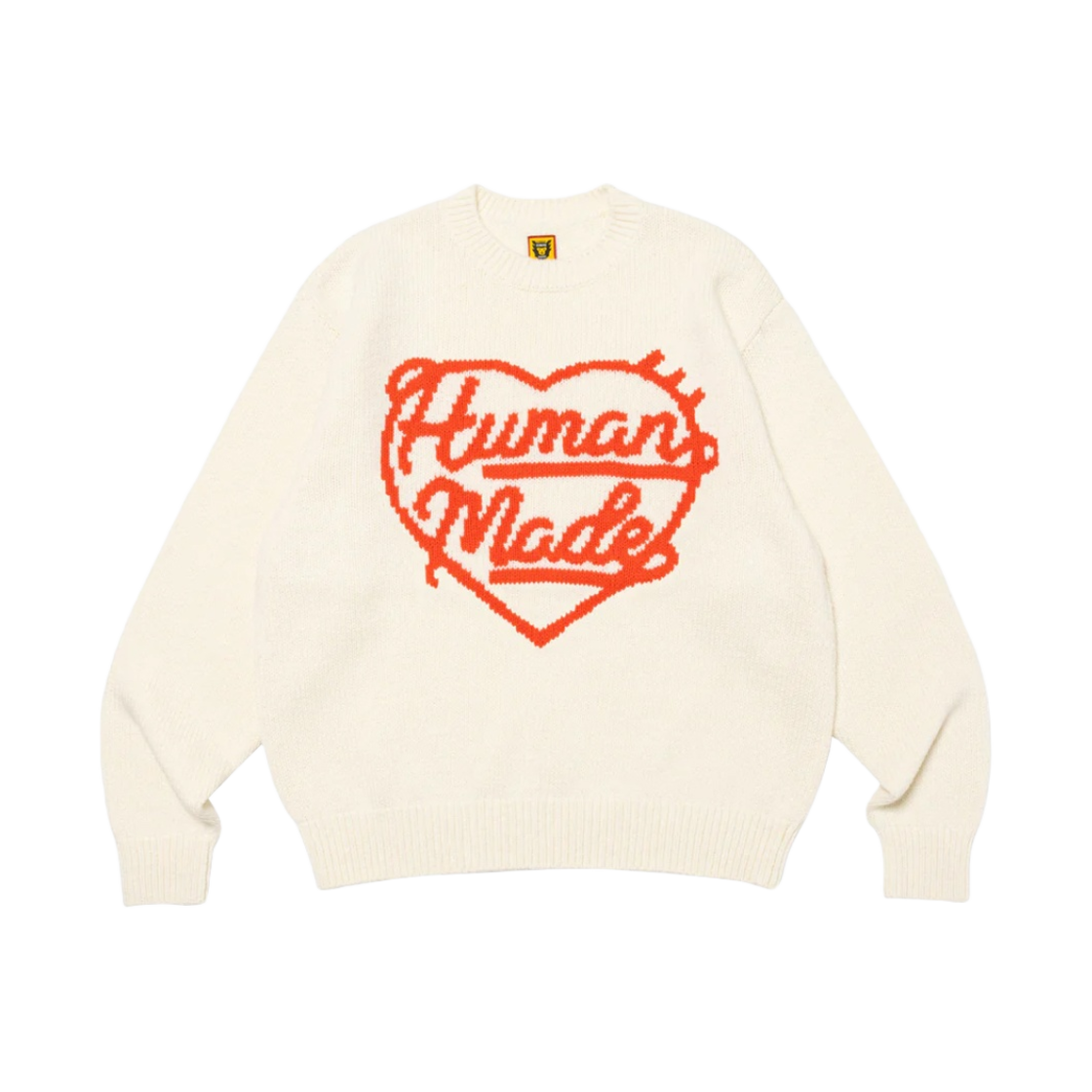 HM27CS038 Human Made Low Gauge Knit Sweater White