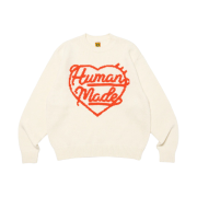 Human Made Low Gauge Knit Sweater White