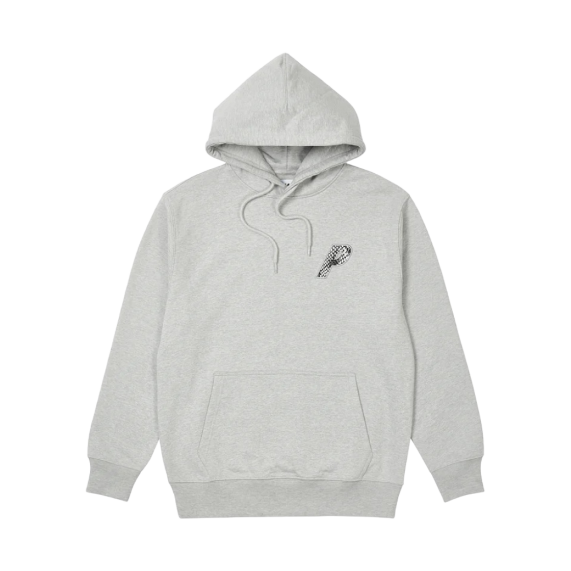 팔라스 P-3 스네이크 아플리케 후드 그레이 말 - 23SS(Palace P-3 Snake Applique Hood Grey Marl - 23SS) - 2