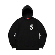 Supreme S Logo Hooded Sweatshirt Black - 20SS