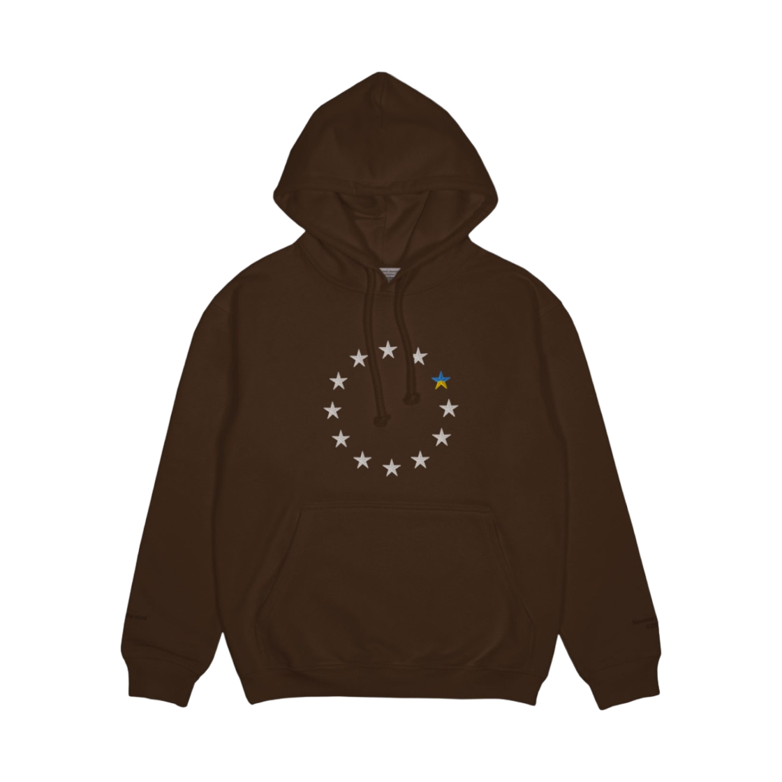 수베니어 오피셜 x 더스트 우크라이나 후드 브라운(Souvenir Official x Dust EUkraine Hoodie Brown)