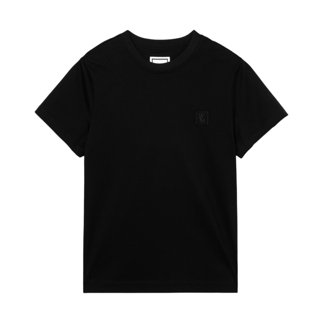 (W) 우영미 비즈 백로고 티셔츠 블랙 - 23FW((W) Wooyoungmi Beads Back Logo T-Shirt Black - 23FW) - 2