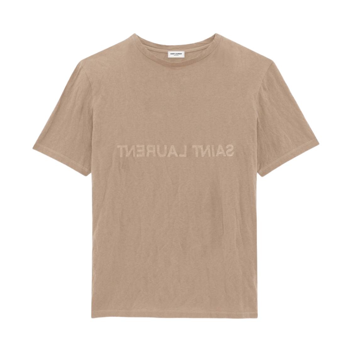 생로랑 리버스 티셔츠 토프 네츄럴(Saint Laurent Reverse T-Shirt Taupe Natural) - 1