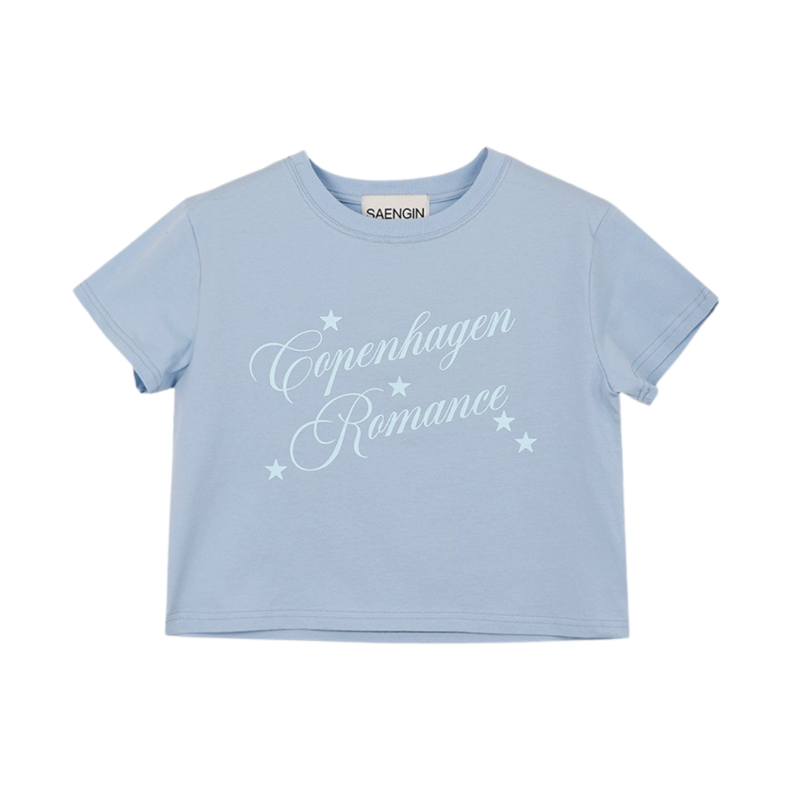 23SMTP001 Saenginstudios Copenhagen Romance Tshirt Blue