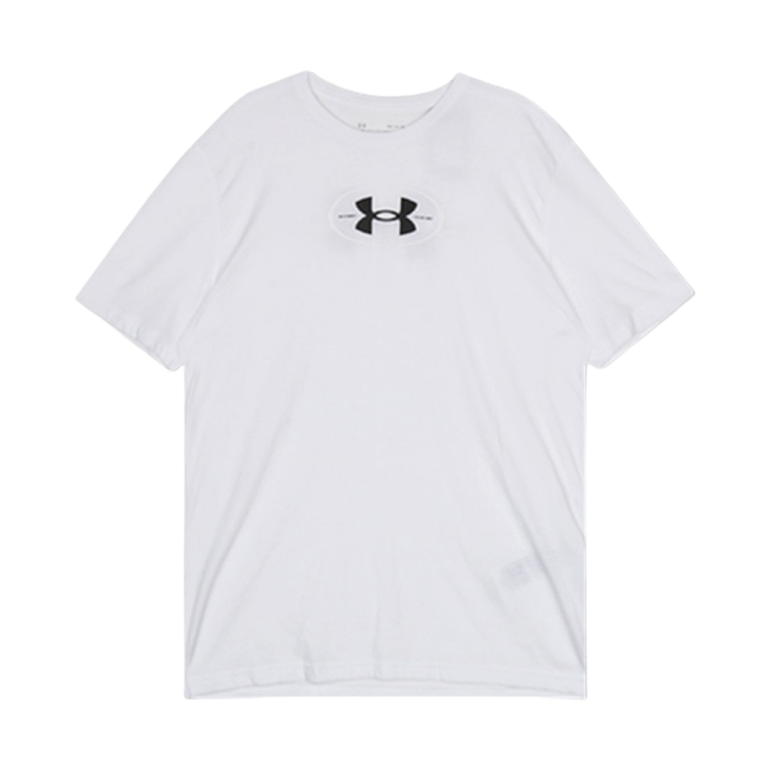 1371264-100 Under Armour Repeat Short Sleeve T-Shirt White Black
