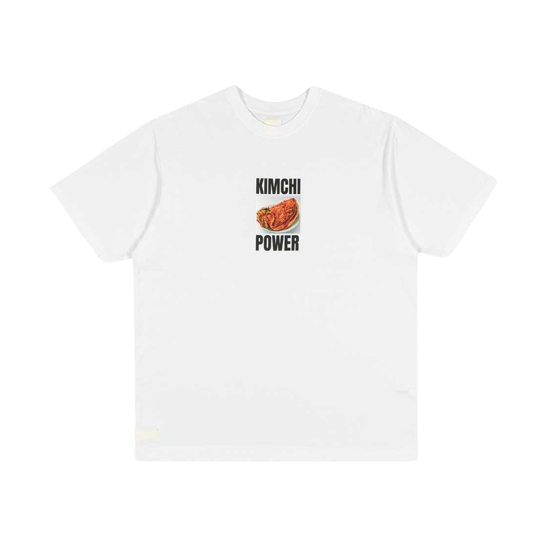 카시나 x 후정우 김치 파워 티셔츠 화이트(KASINA x WJW Kimchi Power T-Shirts White)
