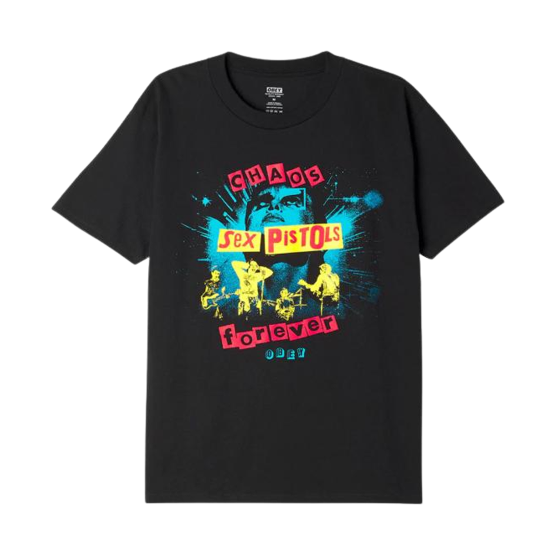 165263380M Obey Holiday Chaos T-Shirt Black