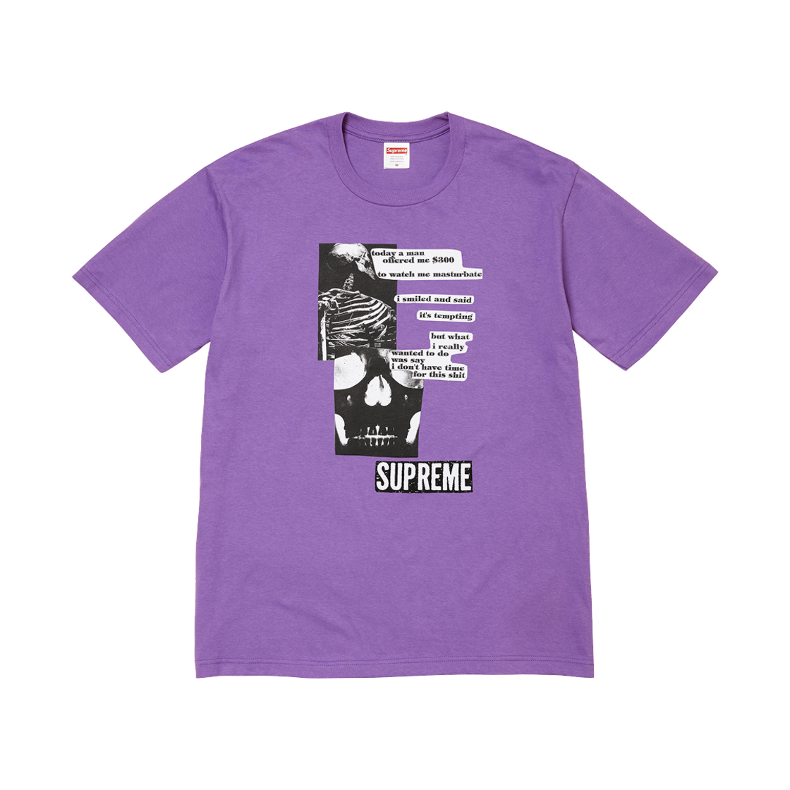 - Supreme Anatomy T-Shirt Purple - 25SS