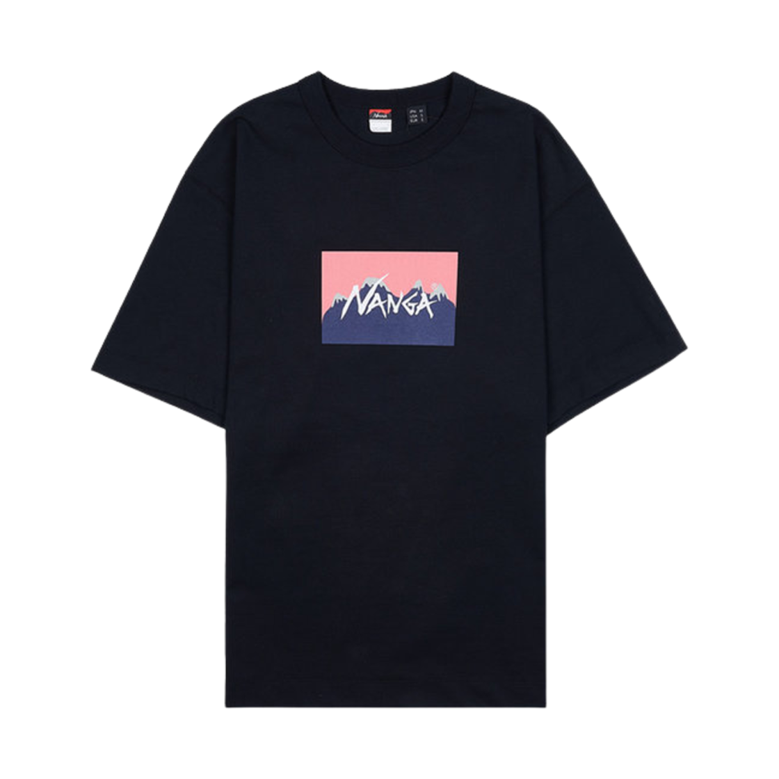 - Nanga x Jerry Ukai Eco Hybrid Logo T-Shirt Black Pink