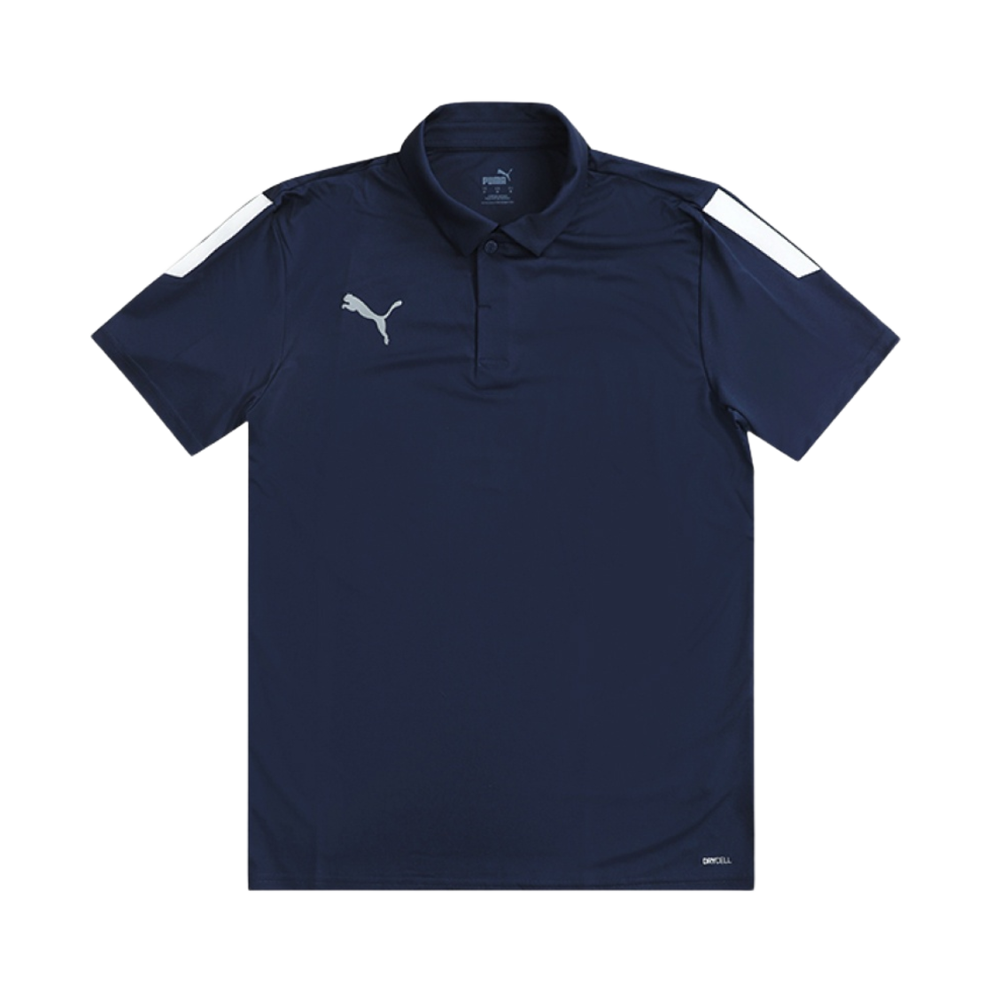 658925-06 Puma Team Liga Sideline Polo White Peacoat White