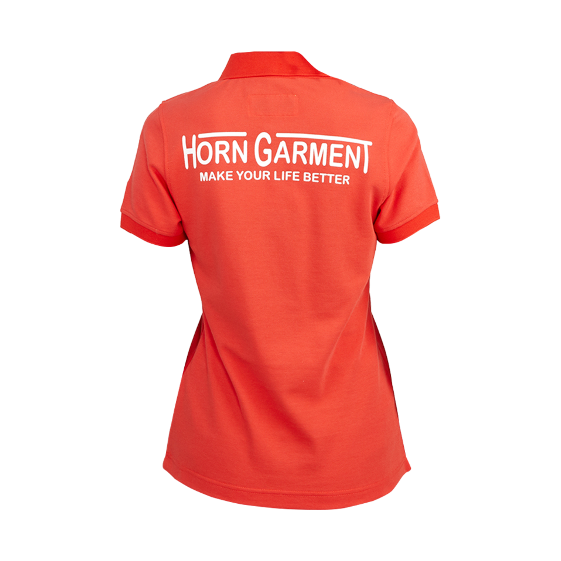 (W) 혼가먼트 골프 웨어 폴로 티셔츠 오렌지((W) Horn Garment Golf Wear Polo T-Shirt Orange) - 2