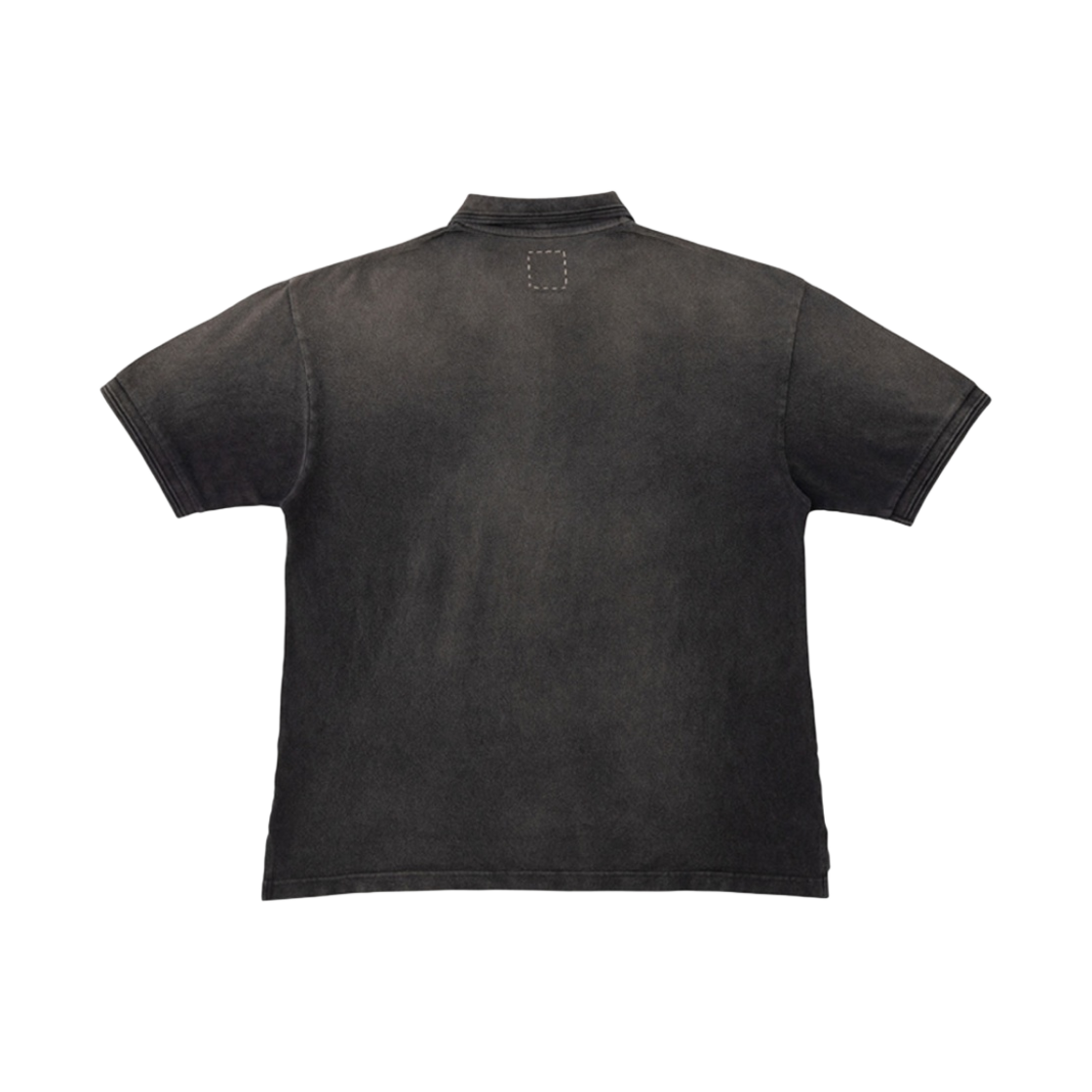 비즈빔 점보 웰러 숏슬리브 폴로 셔츠 DMGD 블랙 - 23SS(Visvim Jumbo Weller S/S Polo Shirt DMGD Black - 23SS) - 2