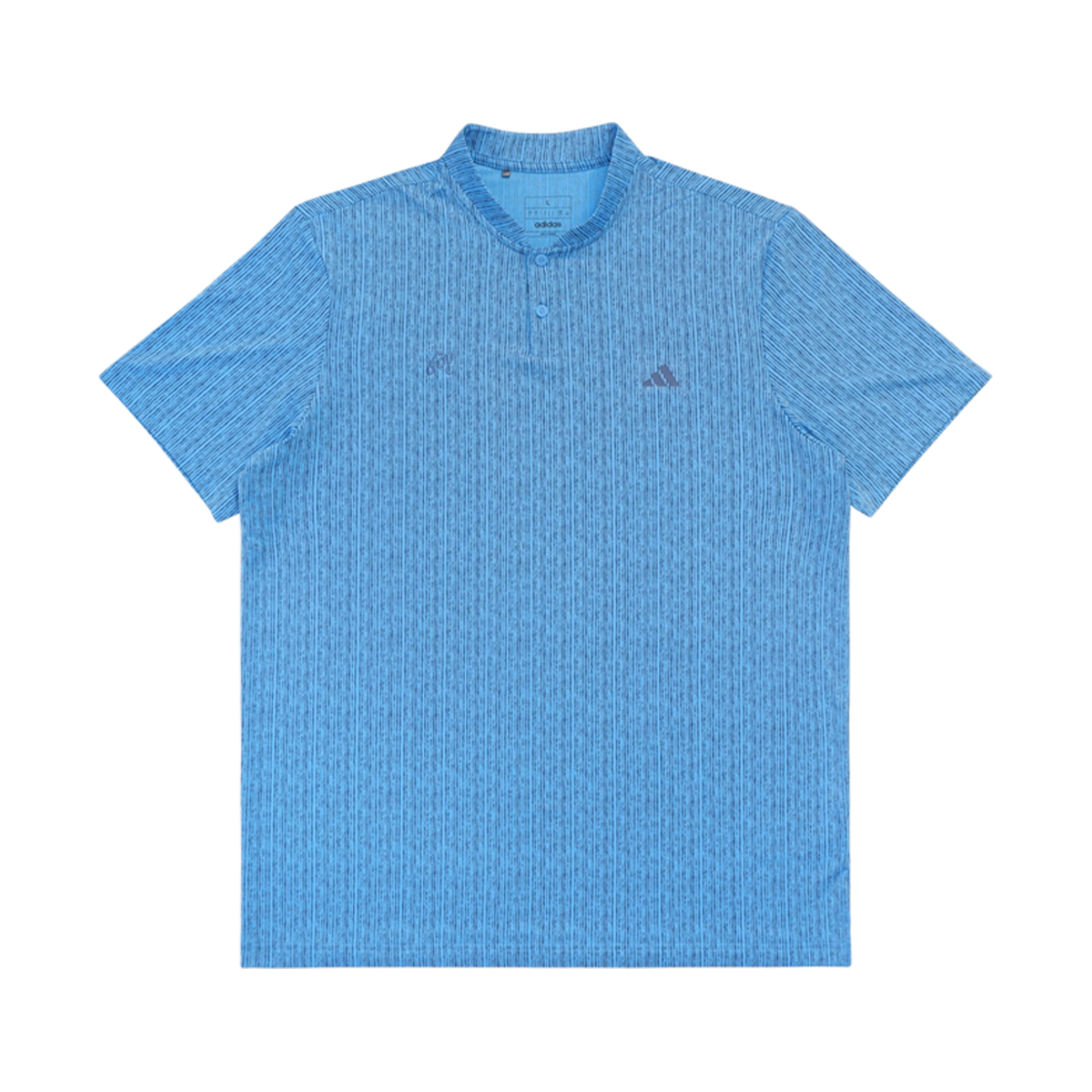 말본 골프 x 아디다스 얼티밋365 프린티드 폴로 셔츠 세미 블루 버스트 프리러브 잉크 - US 사이즈(Malbon Golf x Adidas Ultimate365 Printed Polo Shirt Semi Blue Burst Preloved Ink - US Sizing) - 1