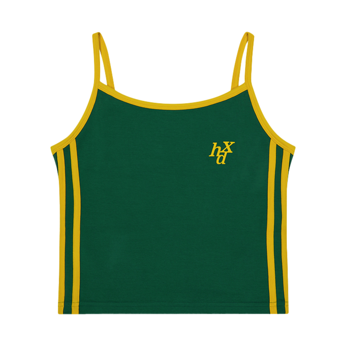 H252WSCBT07DGN HDEX Womens Signature Sporty Line Bra Top Deep green
