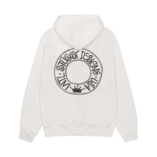 Stussy Buana Pigment Dyed Zip Hoodie Natural