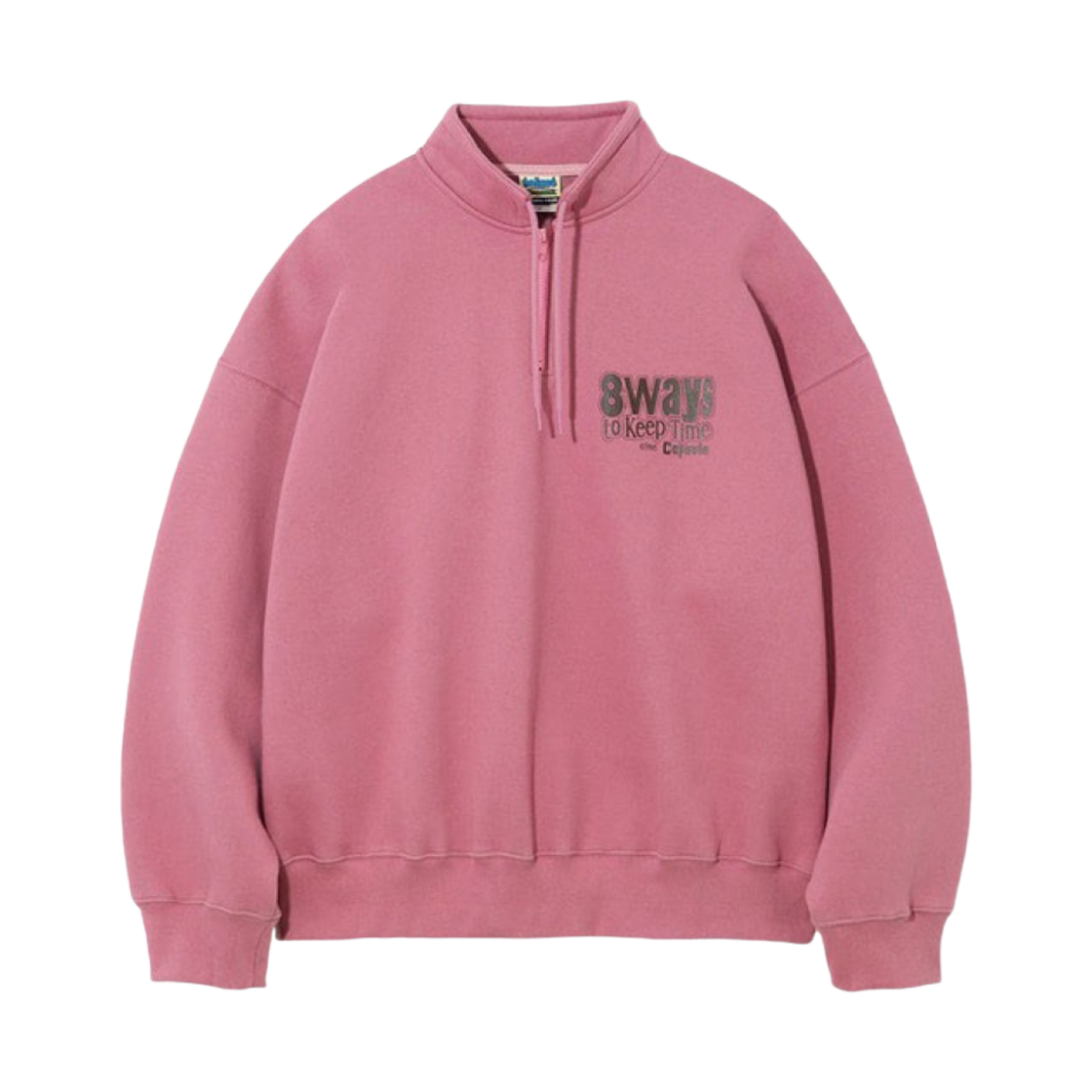 테켓 8웨이 하프 집업 스웨트셔츠 핑크(Teket 8Ways Half Zip-Up Sweatshirt Pink) - 2