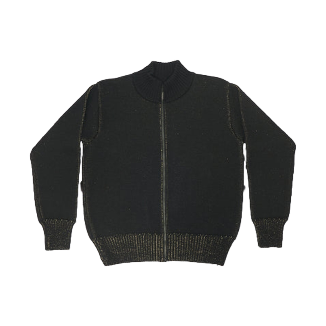 GR10K 에임리스 컴팩트 니트 풀 집 스웨터 헤렌 블랙(GR10K Aimless Compact Knit Full Zipped Sweater Herren Black)