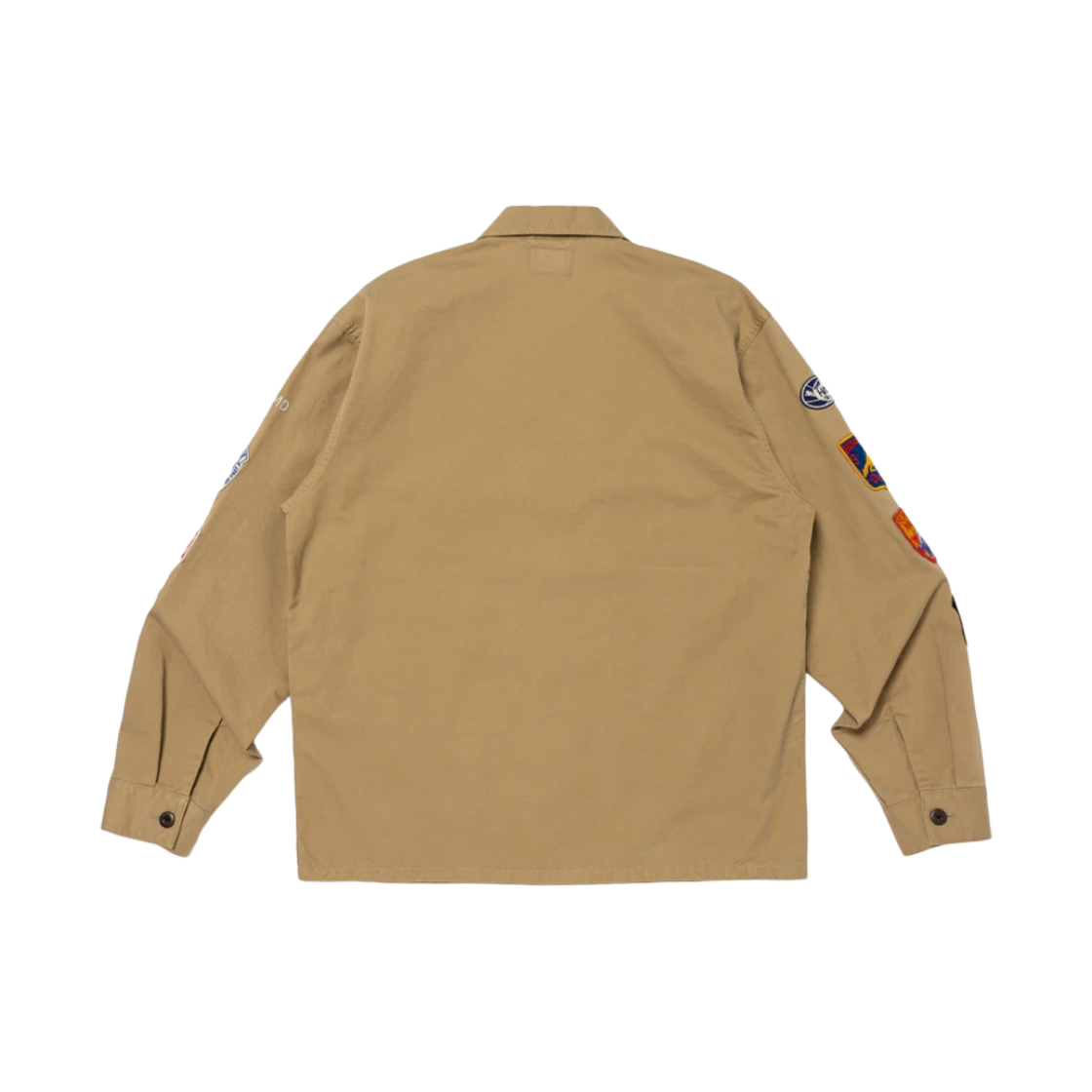 휴먼 메이드 패치드 밀리터리 셔츠 베이지(Human Made Patched Military Shirt Beige) - 2