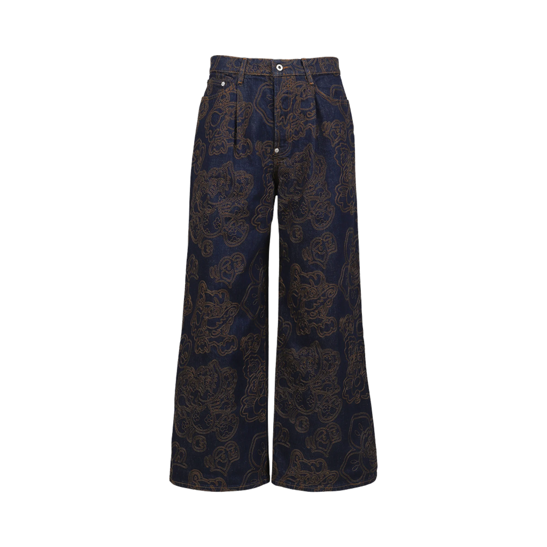 FF55DP4196V1-BLU Kenzo x Verdy Buggy Fit Jeans Blue