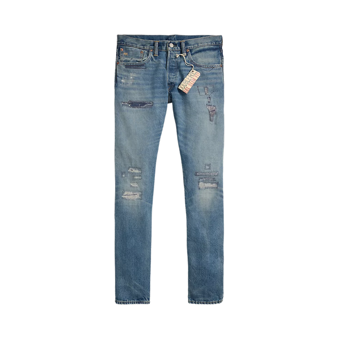 더블알엘 슬림 핏 클레어먼트 셀비지 진 클레어먼트 워시(Double RL Slim Fit Claremont Selvedge Jeans Claremont Wash) - 1