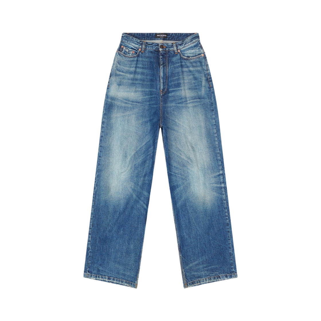 (W) 발렌시아가 빈티지 데님 풀업 팬츠 블루