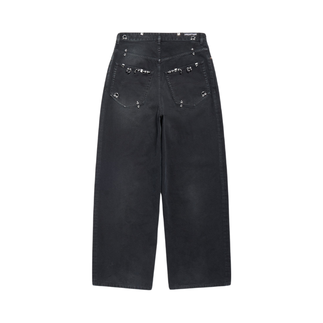 발렌시아가 피어스드 배기 팬츠 블랙(Balenciaga Pierced Baggy Pants in Black) - 2