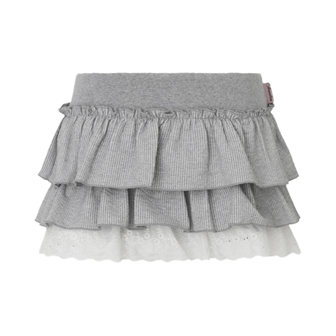 뉴얼린 버블 미니 스커트 그레이(Newalrin Bubble mini skirt Gray)