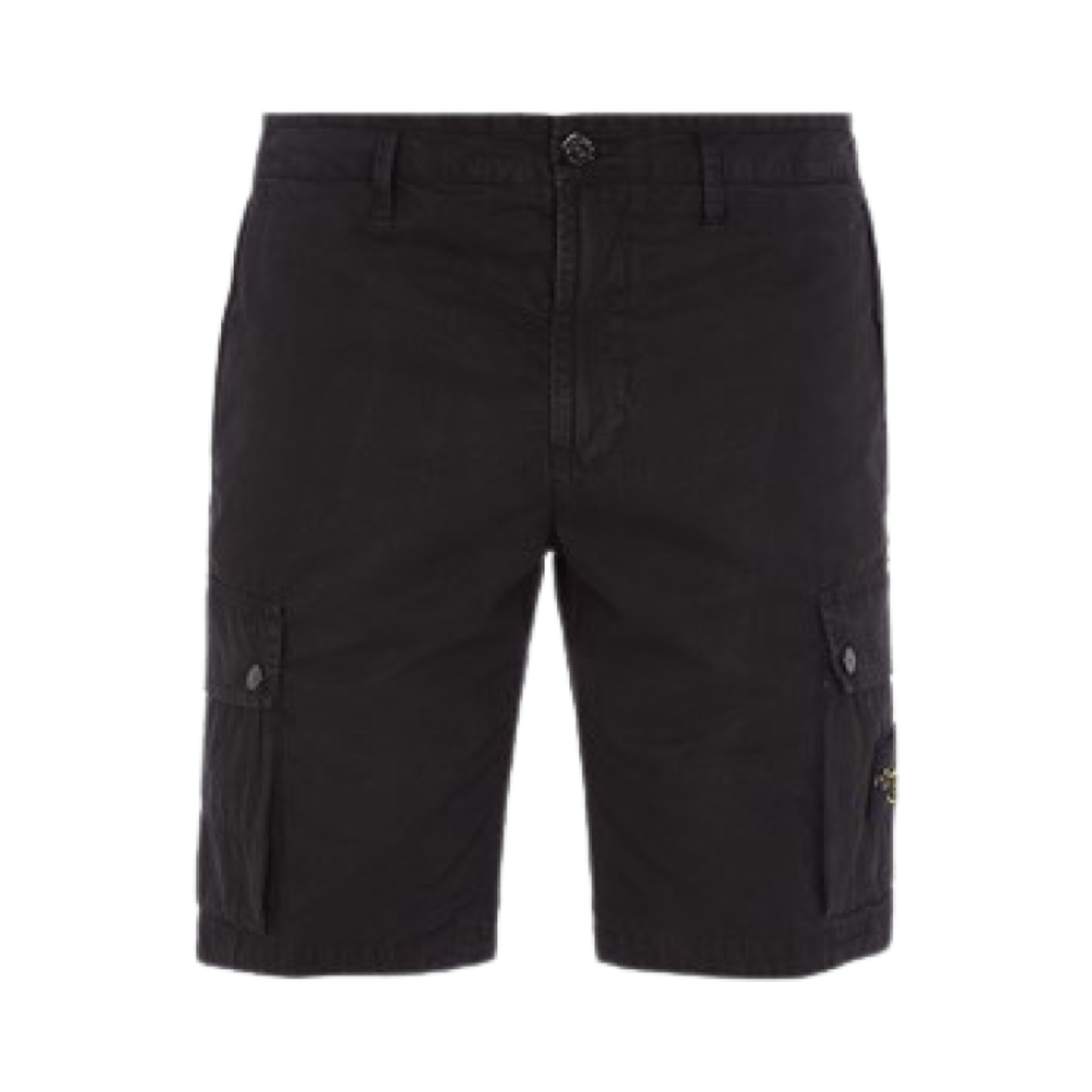 스톤 아일랜드 L11WA 브러쉬드 코튼 캔버스 가먼트 다이드 버뮤다 쇼츠 블랙 - 23SS(Stone Island L11WA Brushed Cotton Canvas Garment Dyed Bermuda Shorts Black - 23SS) - 1