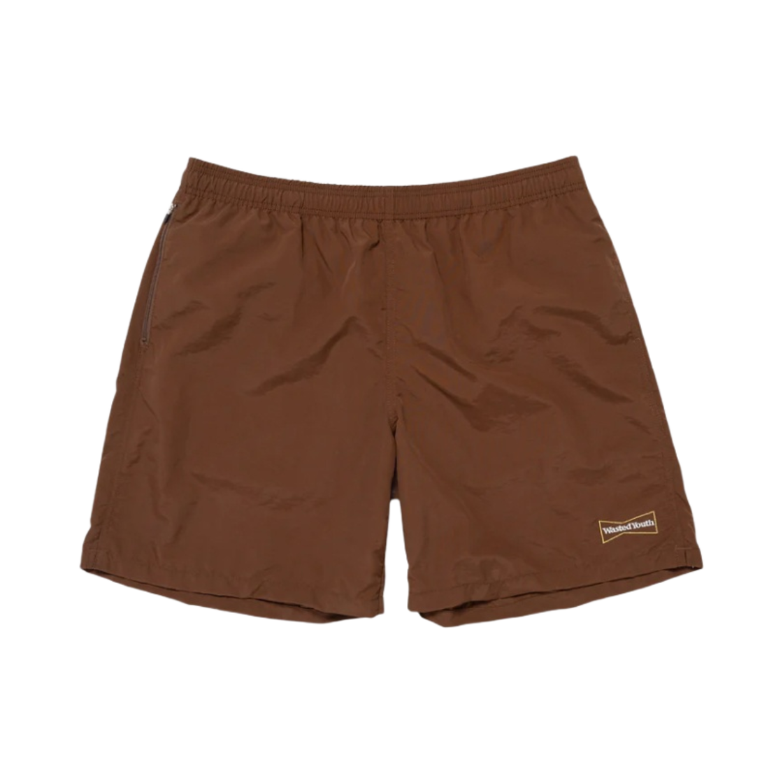 베르디 웨이스티드 유스 스윔 쇼츠 브라운(Verdy Wasted Youth Swim Shorts Brown)