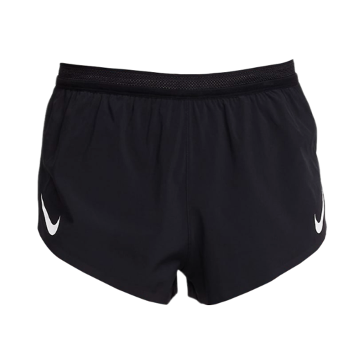 Nike Dri-Fit ADV Aeroswift 2 Inch Brief Lined Running Shorts Black Summit White - US/EU