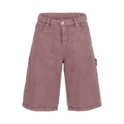 Thevinylhouse Dyed Double Knee Shorts Pink