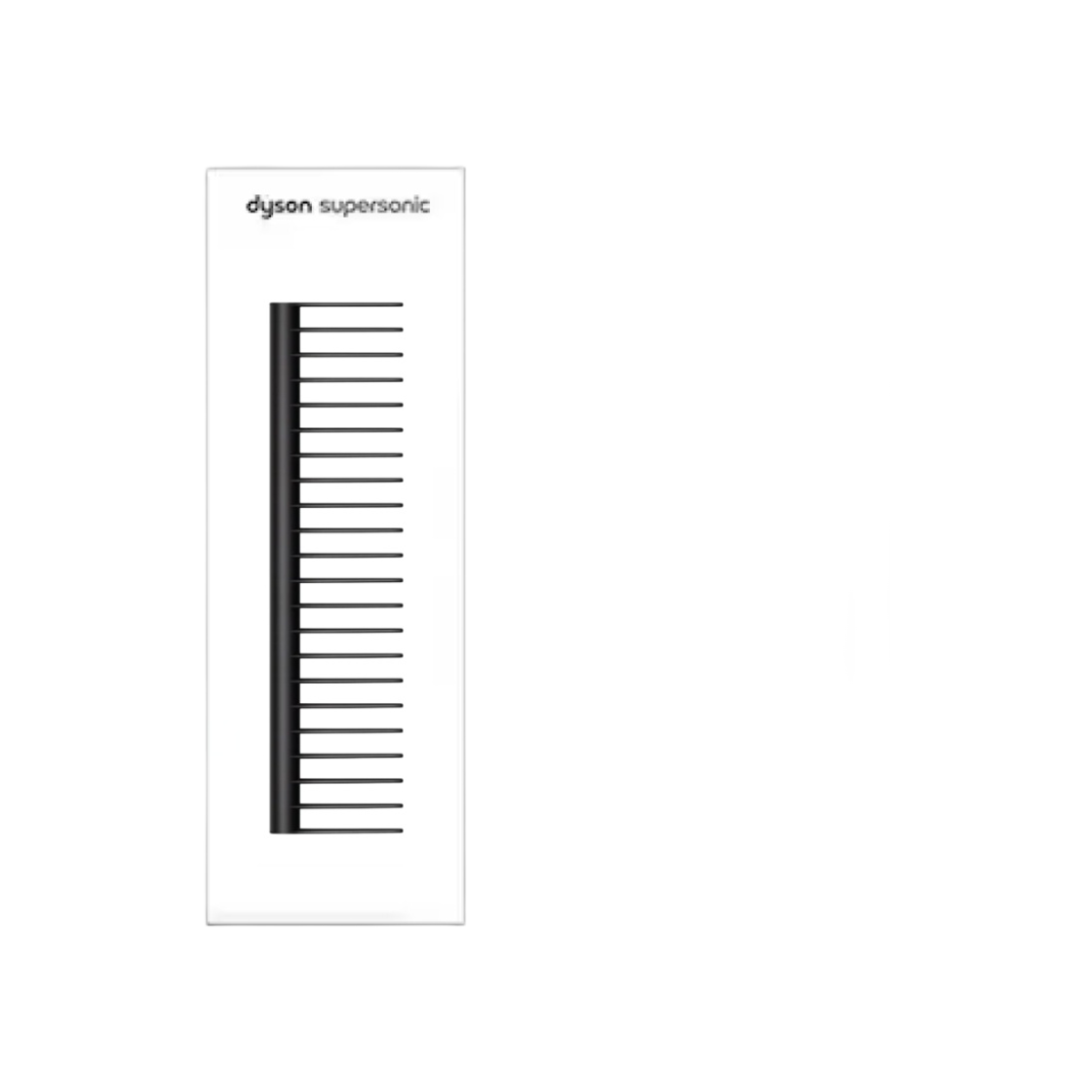 965003-02 Dyson Detangling Comb Nickel Black