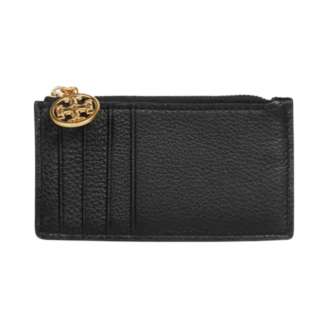 토리버치 밀러 탑 집 카드 케이스 블랙(Tory Burch Miller Top Zip Card Case Black) - 1
