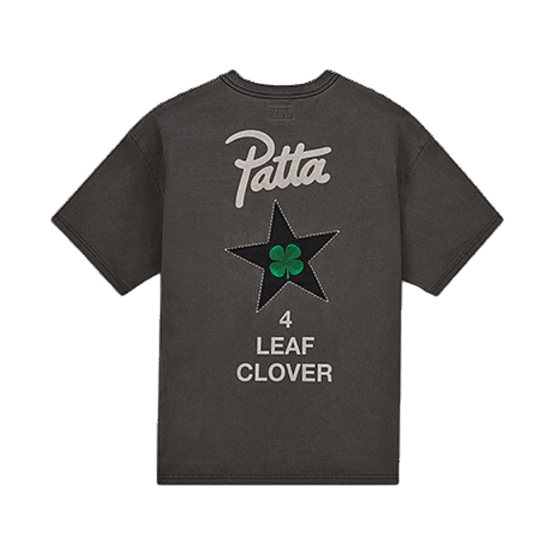 컨버스 x 파타 네잎클로버 숏슬리브 티셔츠 블랙(Converse x Patta Four Leaf Clover Short Sleeve T-Shirt Black)