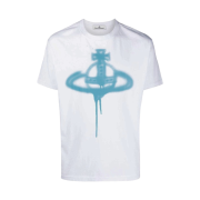 Vivienne Westwood Spray Orb Cotton T-Shirt White