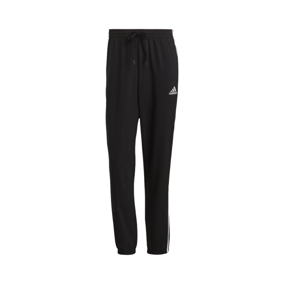 GK8982 Adidas Aeroready Essentials Elatstic Cuff 3-Stripes Pants Black - KR Sizing