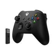 Xbox 4th Wireless Controller Carbon Black with Windows 10 Wireless Adapter (Korean Ver.)
