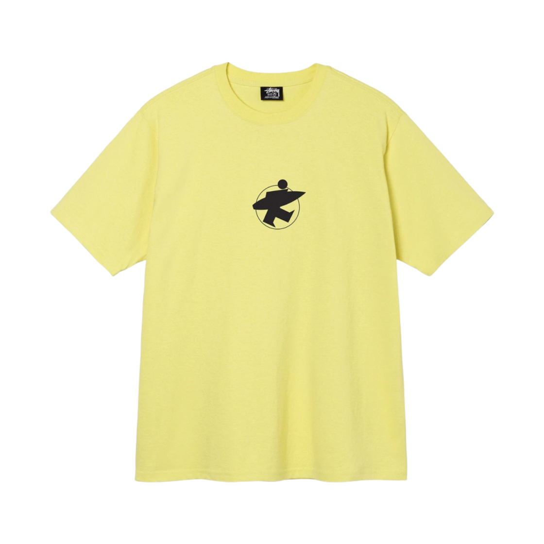 스투시 서프 스탁 티셔츠 옐로우(Stussy Surf Stock T-Shirt Yellow) - 1